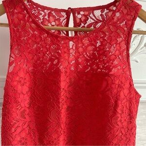 J. Crew Orange Sleeveless Dress Blouse